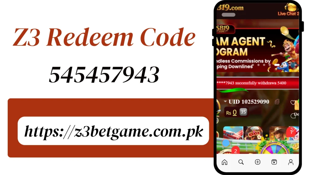 Z3 Redeem Code