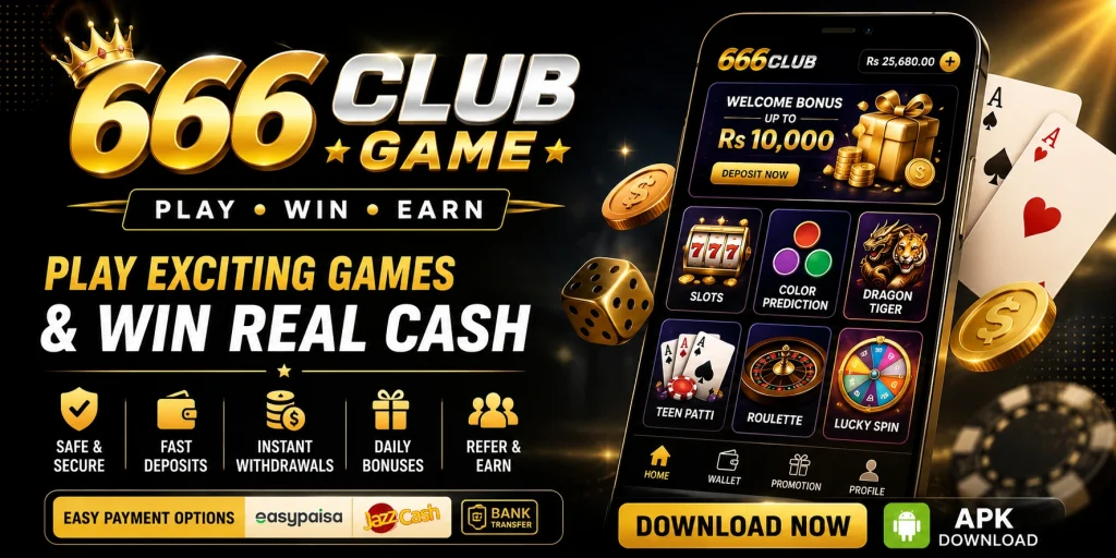 666Club Game interface banner