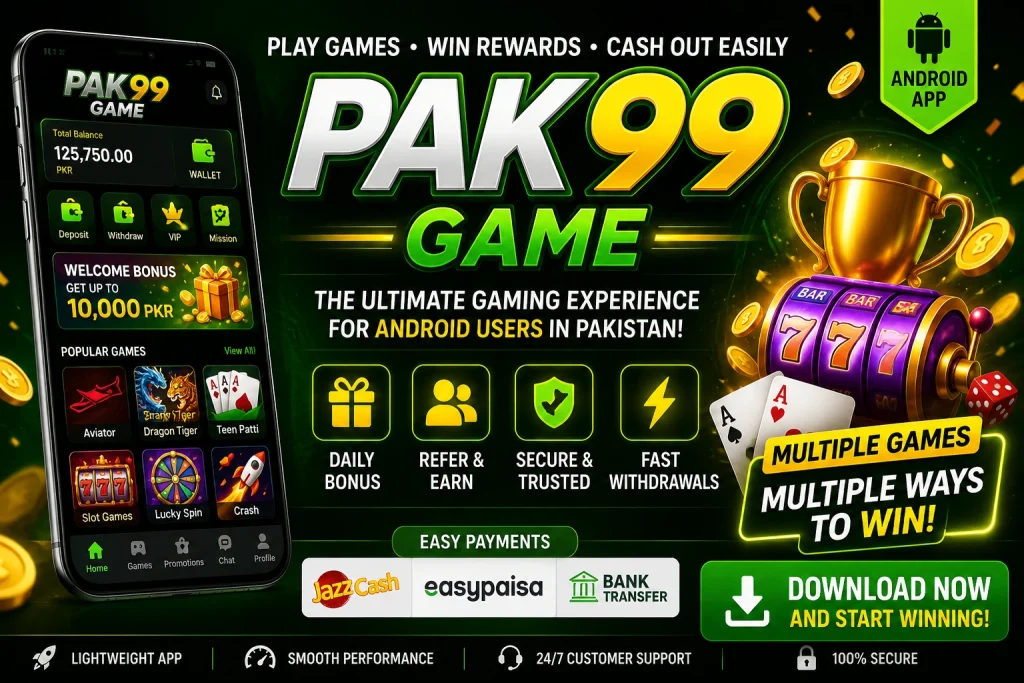 PAK99 Game interface