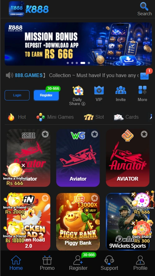 WIN1414 Game interface